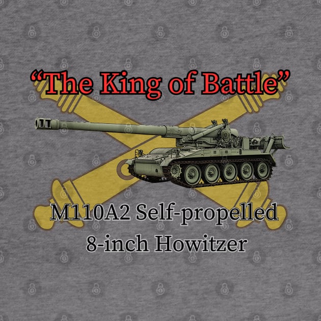 The King of Battle M110A2 Self-propelled 8-inch Howitzer by Toadman's Tank Pictures Shop